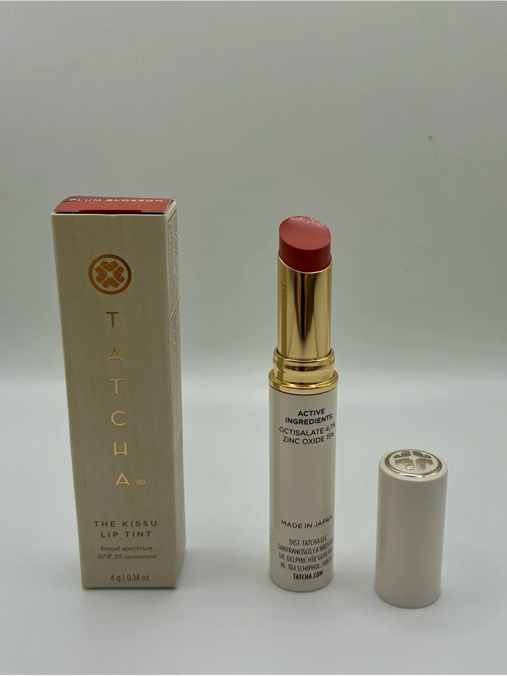 Tatcha The Kissu Lip Tint SPF25 - Plum Blossom  - Full Size  - Mini Lip Mask